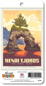 Title: Kenai Fjords NP Vertical Sticker