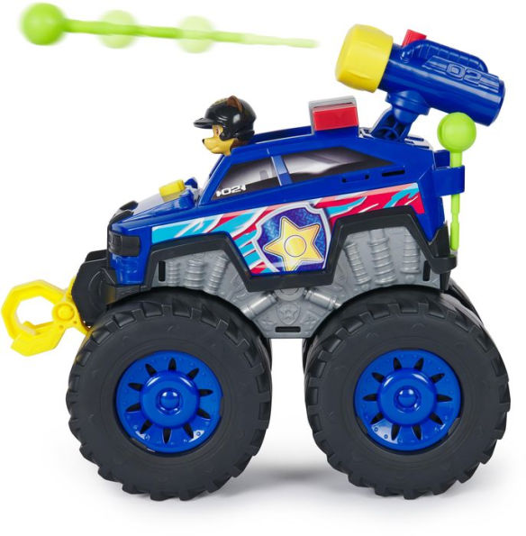 PAW Patrol Rescue Wheels Chase's Power Haulin' Cruiser Toy Truck with Launcher Motorized Winch, Lights & Sounds Kids Toys for Boys & Girls Ages 3+