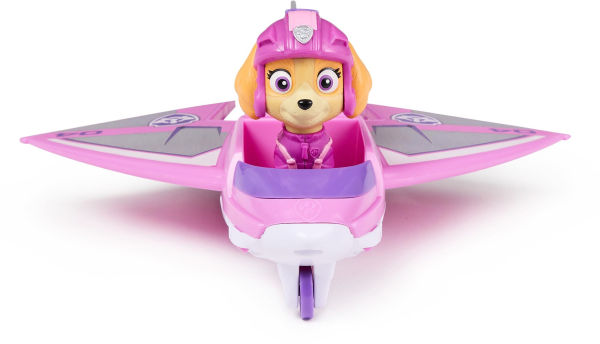PAW Patrol: Air Rescue Skye Action Figure & Hero Claw Jet Plane with Retractable Claw, Rescue Basket & Bunny, Kids Toys for Boys & Girls Ages 3+