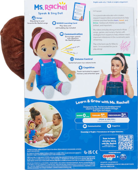 Ms Rachel Singing And Talking Doll