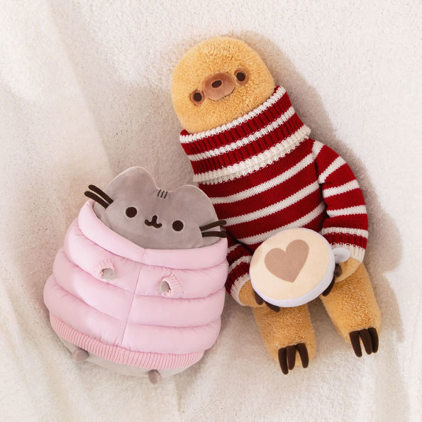 12" Plush Striped Sweater Sloth B&N Exclusive