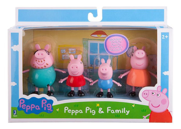 Peppa 3 inch 4 Pack (Assorted Characters, Styles Vary)
