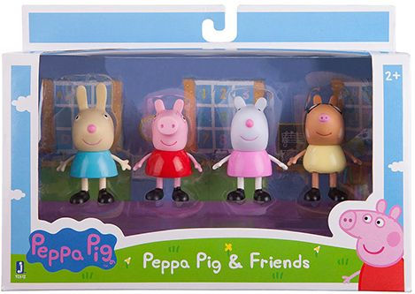 Peppa 3 inch 4 Pack (Assorted Characters, Styles Vary)