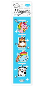 Title: Unicorn Doodles Page Clip Bookmarks Set of 4