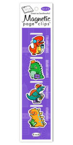 Title: Dinosaur Page Clip Bookmarks Set of 4