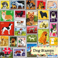 Title: 500 Piece Jigsaw Puzzle Dog Stamps