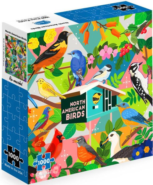 1000 Piece Jigsaw Puzzle North American Birds