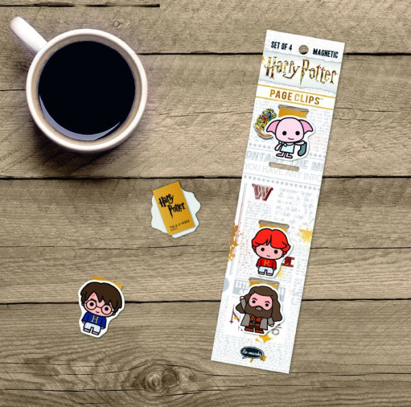Harry Potter Chibi Hogwarts 2 Page Clip Bookmarks Set of 4