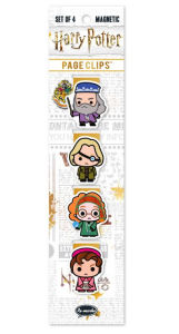 Title: Harry Potter Chibi Professors 2 Page Clip Bookmarks Set of 4