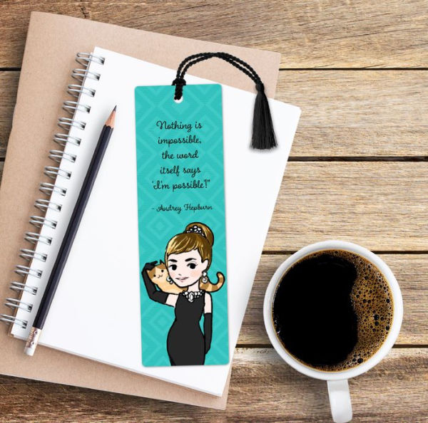 Girlmark Audrey Hepburn Tassel Bookmark