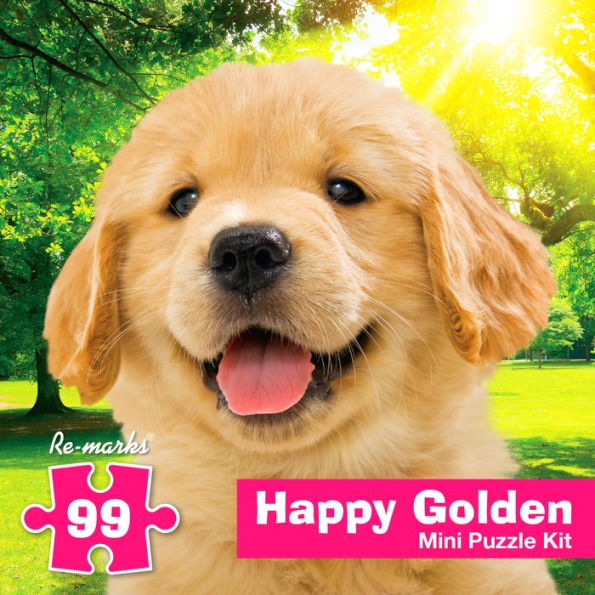 Happy Golden 99-Piece Mini Puzzle Kit