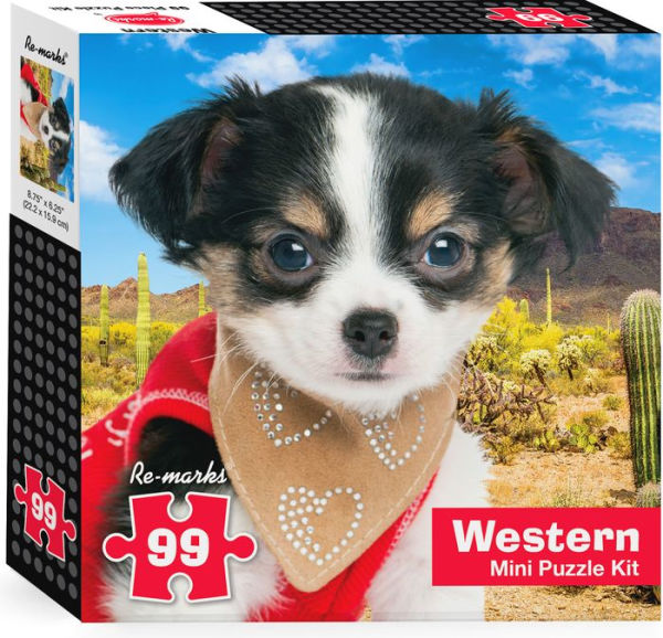 Western Pup 99-Piece Mini Puzzle Kit