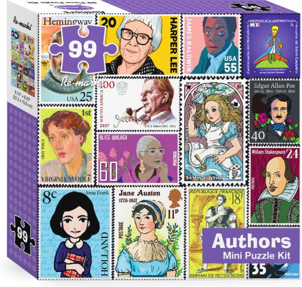 Authors 99-Piece Mini Puzzle Kit