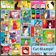 Title: 500 Piece Puzzle Cat Stamps