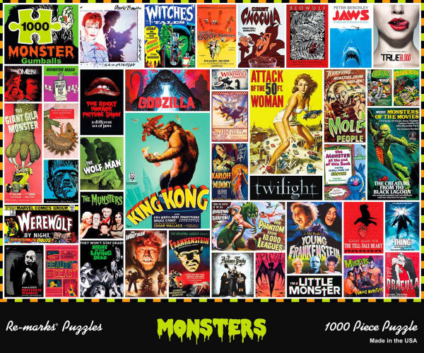 Monsters 1000-Piece Jigsaw Puzzle