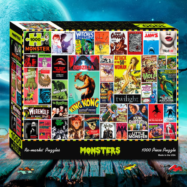 Monsters 1000-Piece Jigsaw Puzzle
