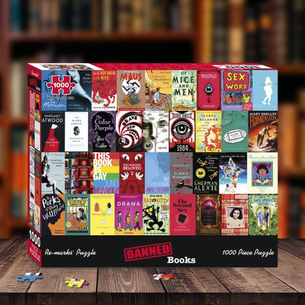 1000 Piece Banned Books Jigsaw Puzzle