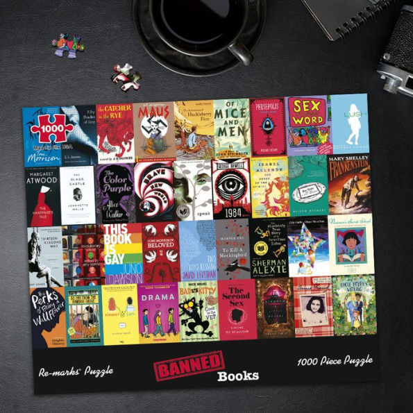 1000 Piece Banned Books Jigsaw Puzzle