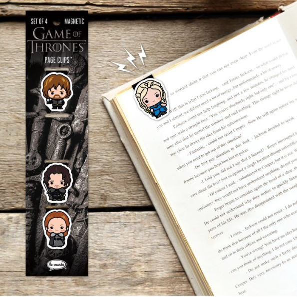 Game of Thrones Page Clip Bookmarks Set of 4 by Remarks, Inc. Barnes