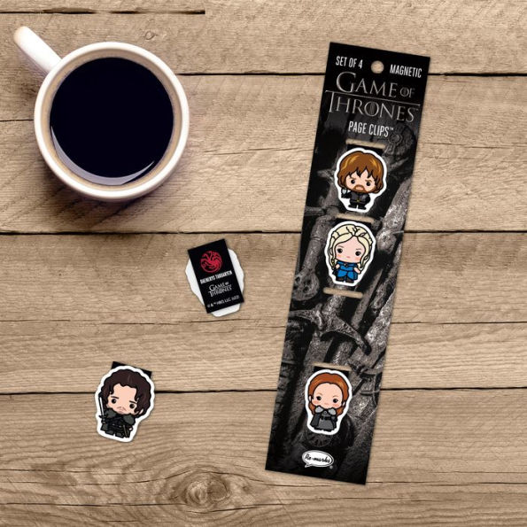 Game of Thrones Page Clip Bookmarks Set of 4 by Remarks, Inc. Barnes