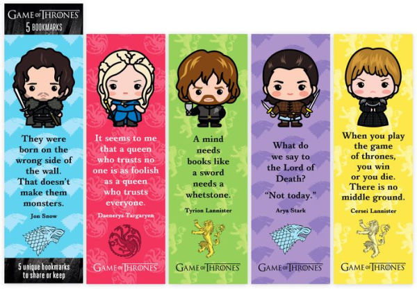 Game of Thrones Bookmark Multi-pack Set of 5