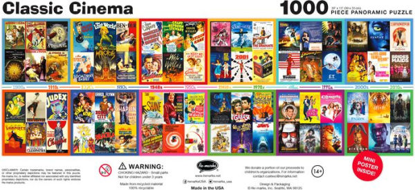 1000 Piece American Cinema Puzzle