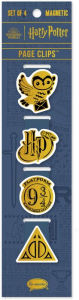 Harry Potter Gold Page Clip Bookmarks Set of 4