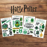 Alternative view 4 of Harry Potter Slytherin Temporary Tattoos