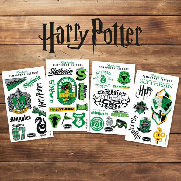 Harry Potter Slytherin Temporary Tattoos
