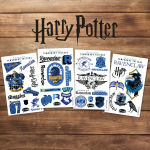 Alternative view 4 of Harry Potter Ravenclaw Temporary Tattoos