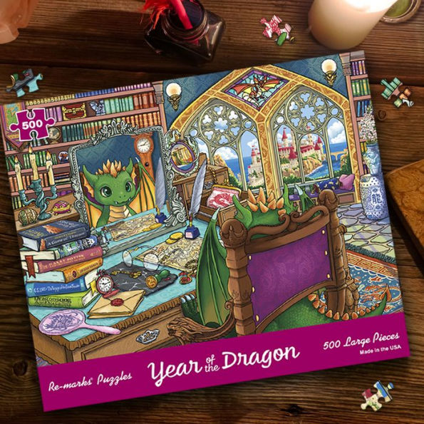 500 Large Piece Year of the Dragon Puzzle