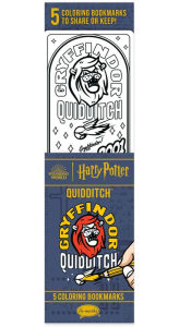 Title: Harry Potter Quidditch Coloring Bookmarks set of 5