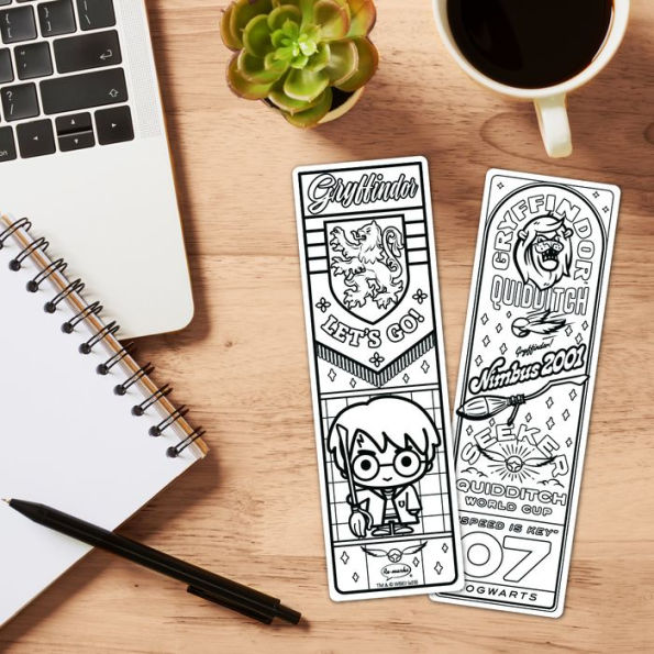 Harry Potter Quidditch Coloring Bookmarks set of 5