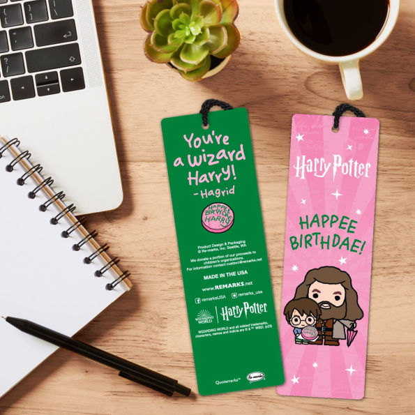 Harry Potter Happy Birthday Harry Tassel Bookmark