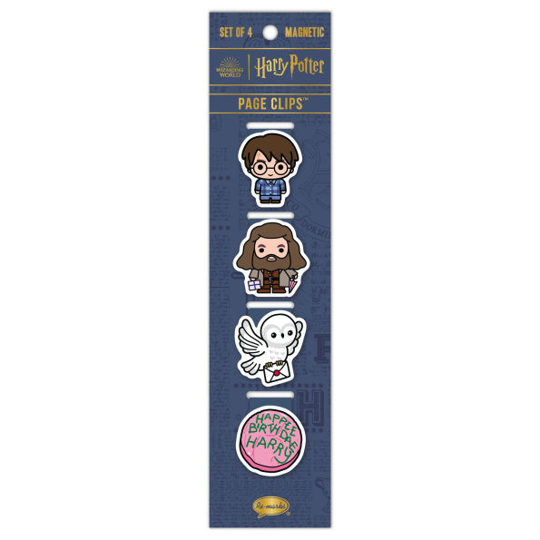 Harry Potter Happy Birthday Harry Page Clips set of 4