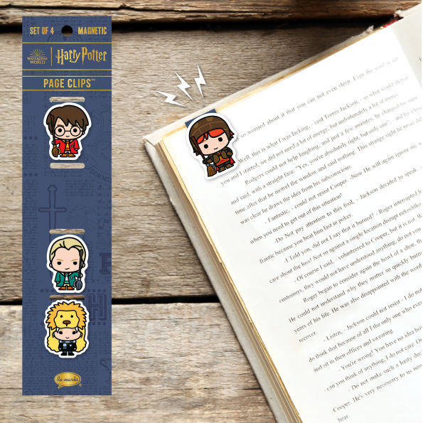 Harry Potter Quidditch Chibi Page Clips set of 4