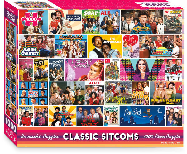 Classic Sitcoms 1000-Piece Jigsaw Puzzle