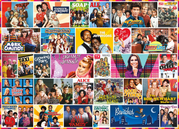 Classic Sitcoms 1000-Piece Jigsaw Puzzle