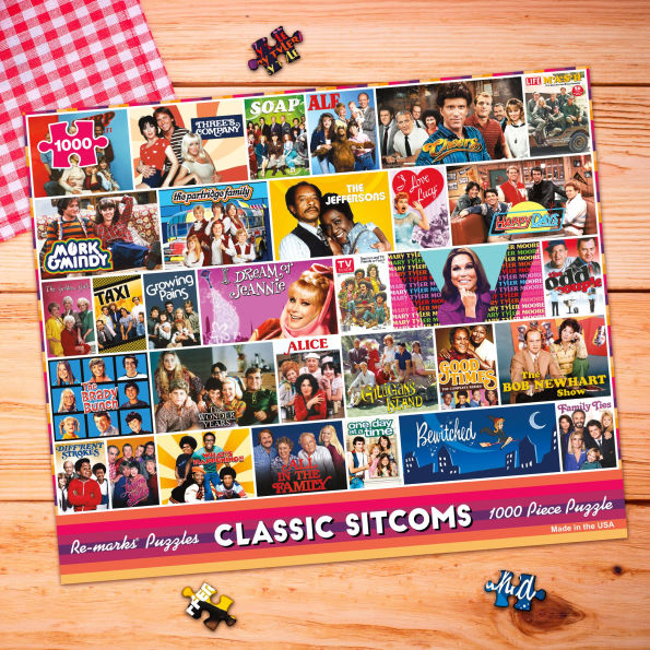 Classic Sitcoms 1000-Piece Jigsaw Puzzle