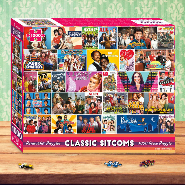 Classic Sitcoms 1000-Piece Jigsaw Puzzle