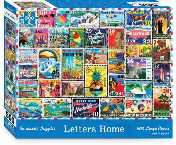 Letters Home 500 Large Piece Jigsaw Puzzle