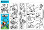 Cat Kid Coloring Bookmarks Set of 5