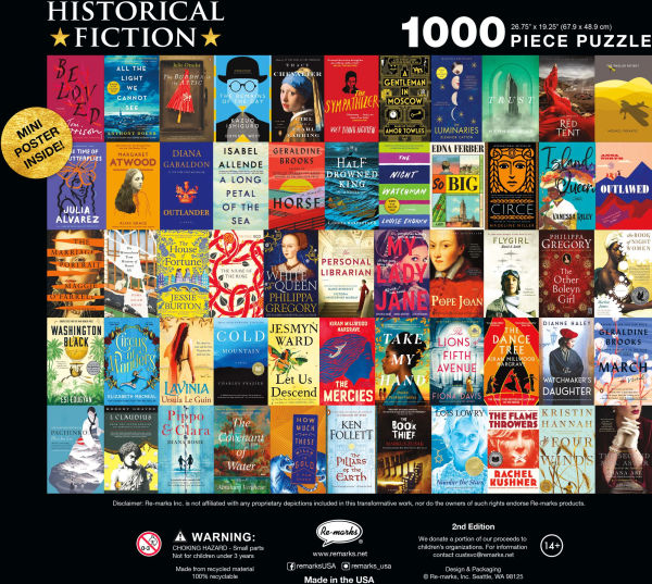 1000 Piece Historical Fiction Puzzle
