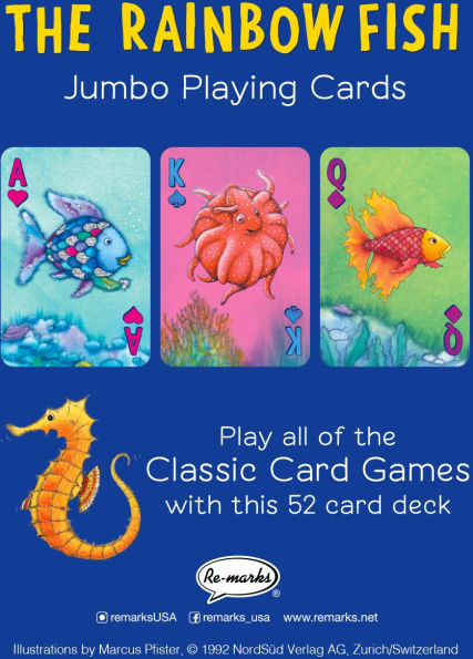Rainbow Fish Jumbo Playing Cards (B&N Exclusive)