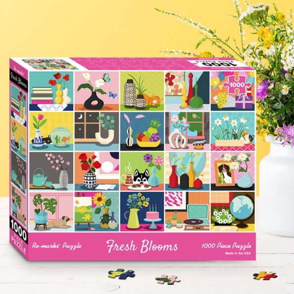 Fresh Blooms 1000-Piece Jigsaw Puzzle