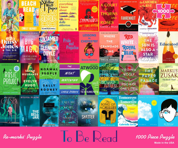 To Be Read 1000-Piece Jigsaw Puzzle