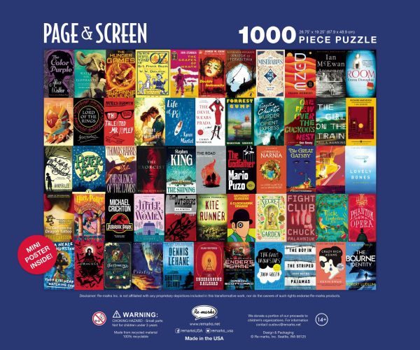 Page and Screen 1000-Piece Jigsaw Puzzle