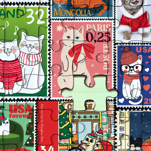 Holiday Cats 1000-Piece Jigsaw Puzzle