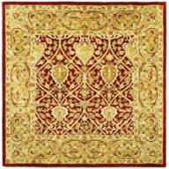 Title: Persian Legend Red / Gold Oriental Square Rug