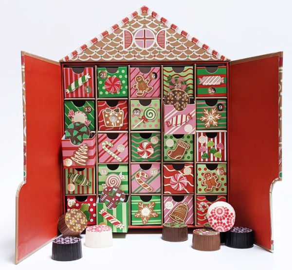 5th Avenue Chocolatier Gingerbread House Chocolate Advent Calendar